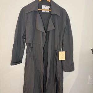Arcadia Gray Trench Coat
